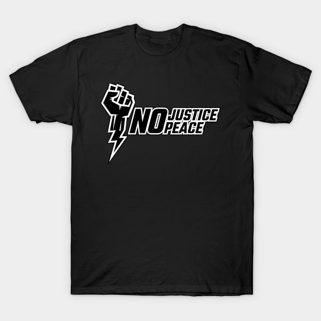 No Justice No Peace T-Shirt by Merch House